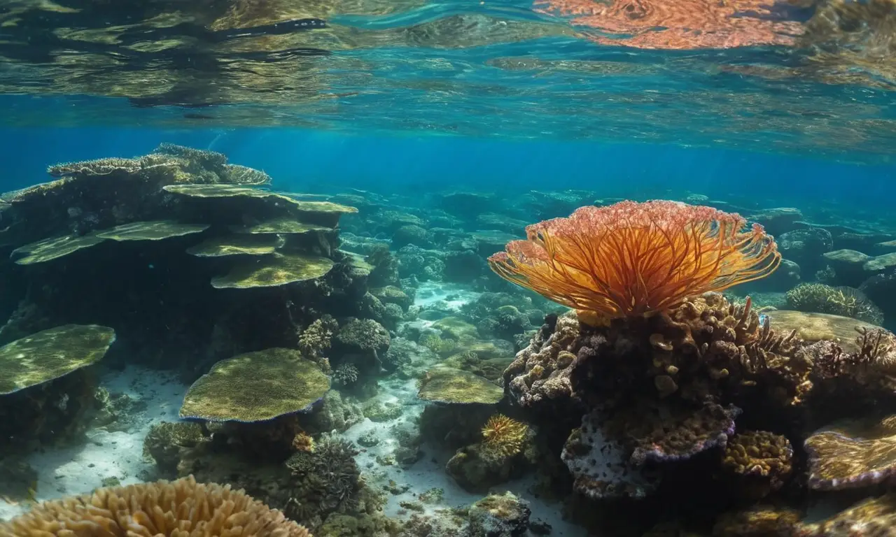 Un vibrante ecosistema marino lleno de vida