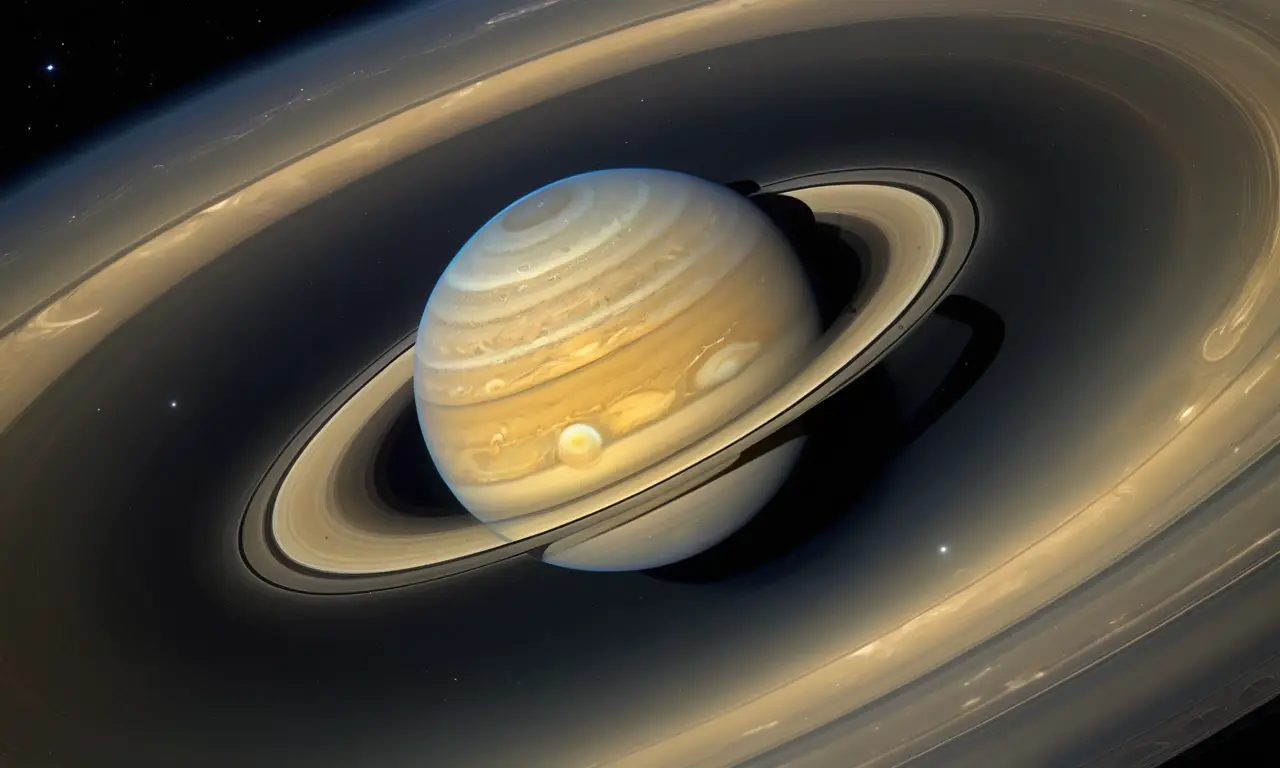 Impresionante vista de Saturno y sus anillos