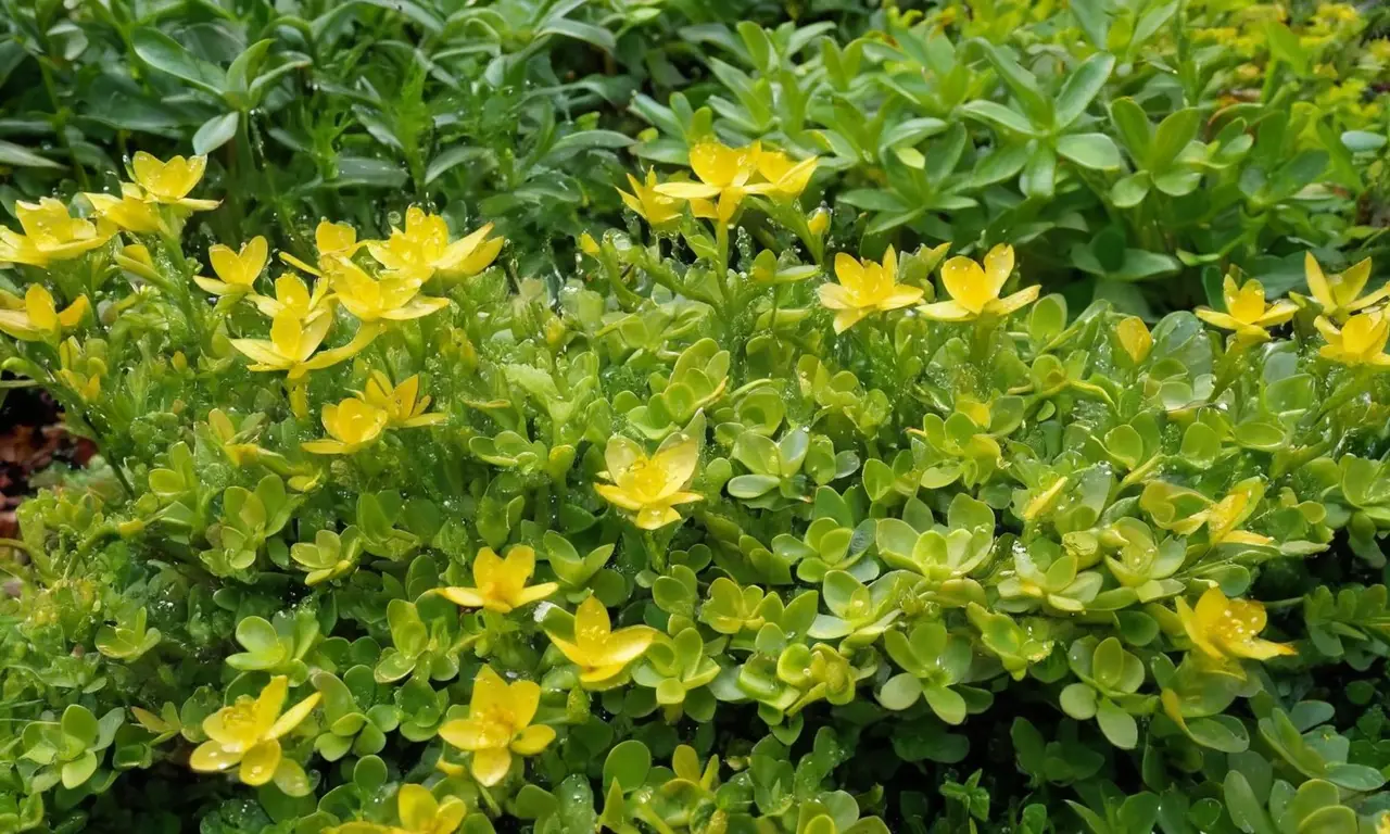 Naturaleza vibrante y tranquila con plantas variadas