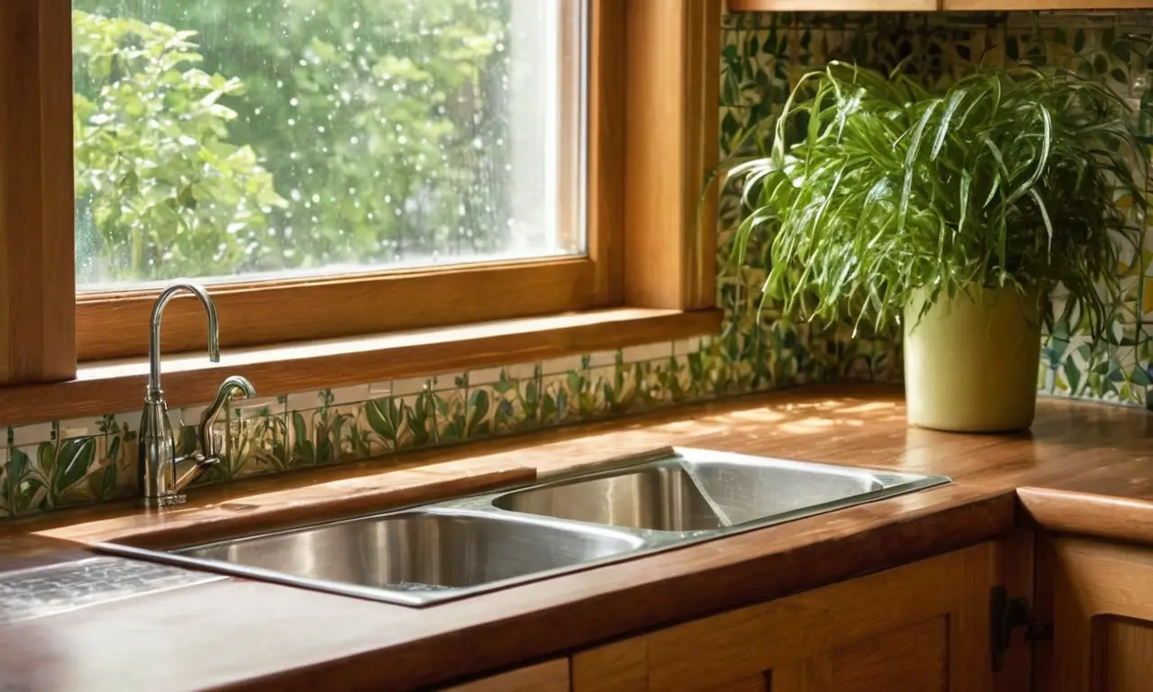 Cocina ordenada, luz natural y responsabilidad ambiental