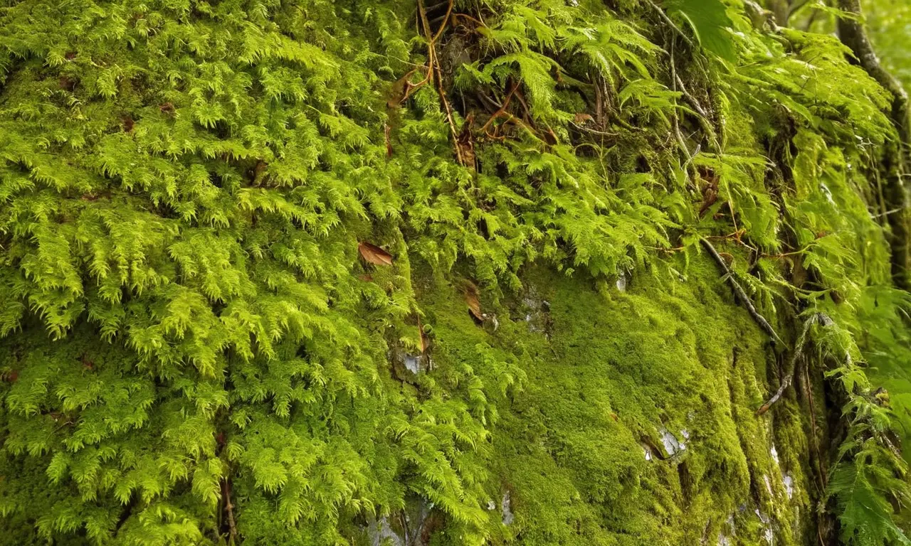 Bosque brillante lleno de vida y detalles