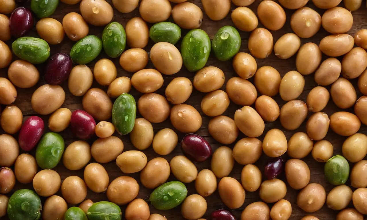 Colorida variedad de legumbres en armonía