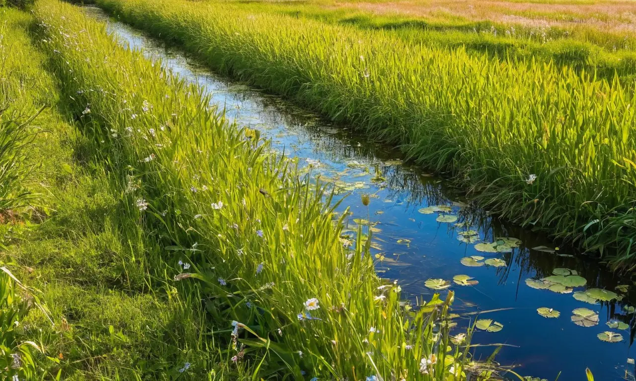 Paz y belleza en un paisaje rural