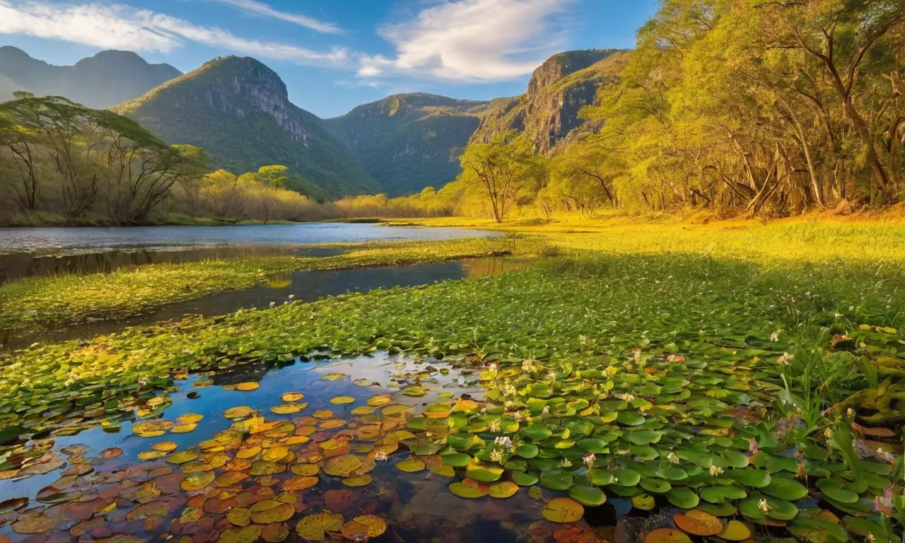 Naturaleza variada y vibrante en armonía