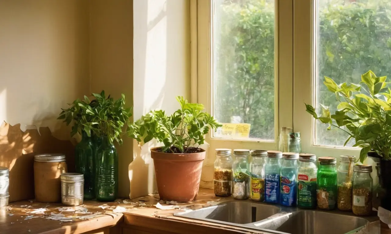 Cocina iluminada y organizada, ambiente acogedor