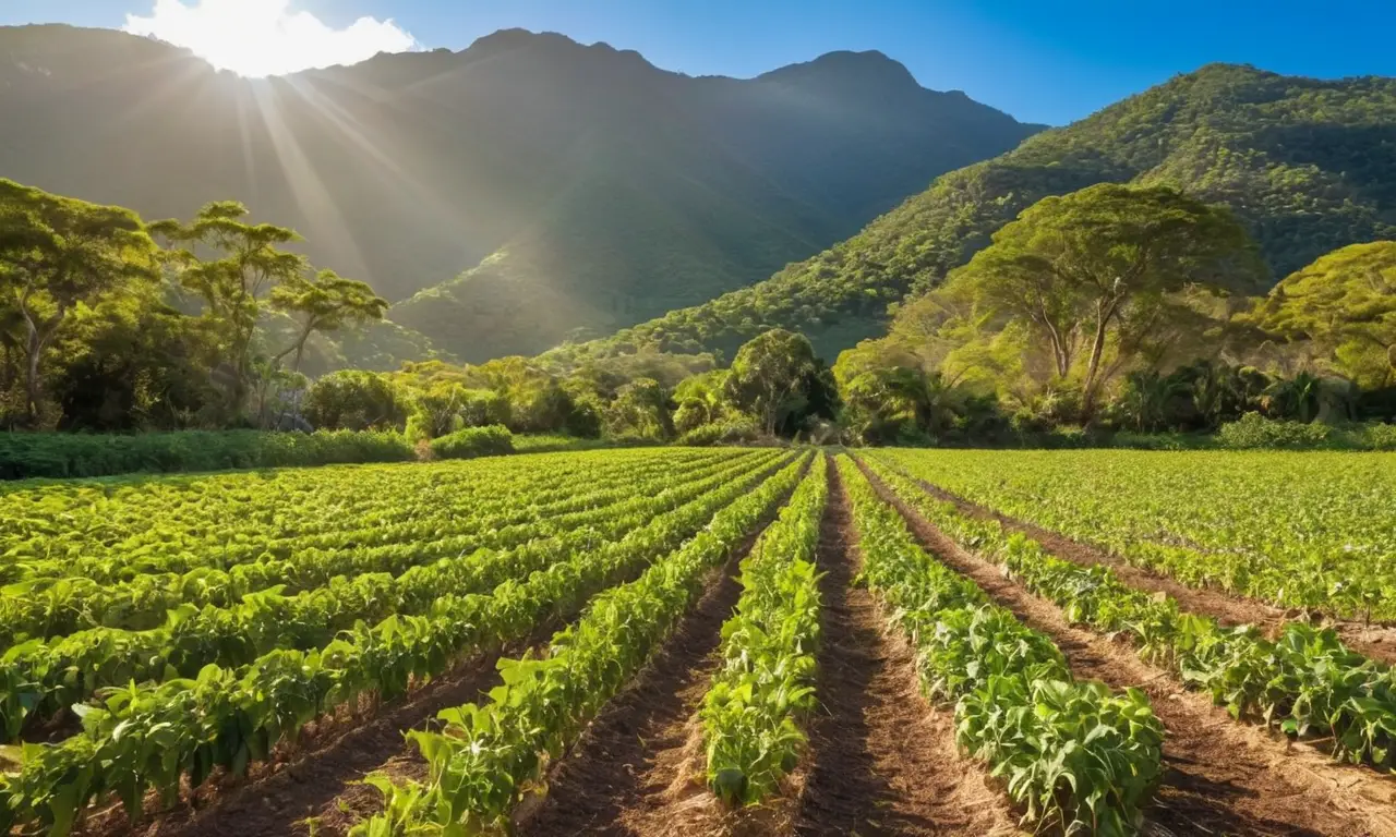 Naturaleza vibrante y sostenibilidad en acción