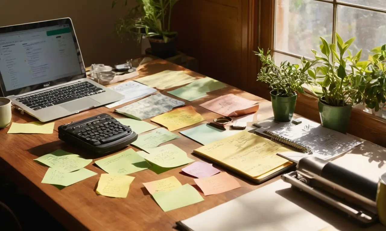 Espacio de trabajo ordenado y bien iluminado