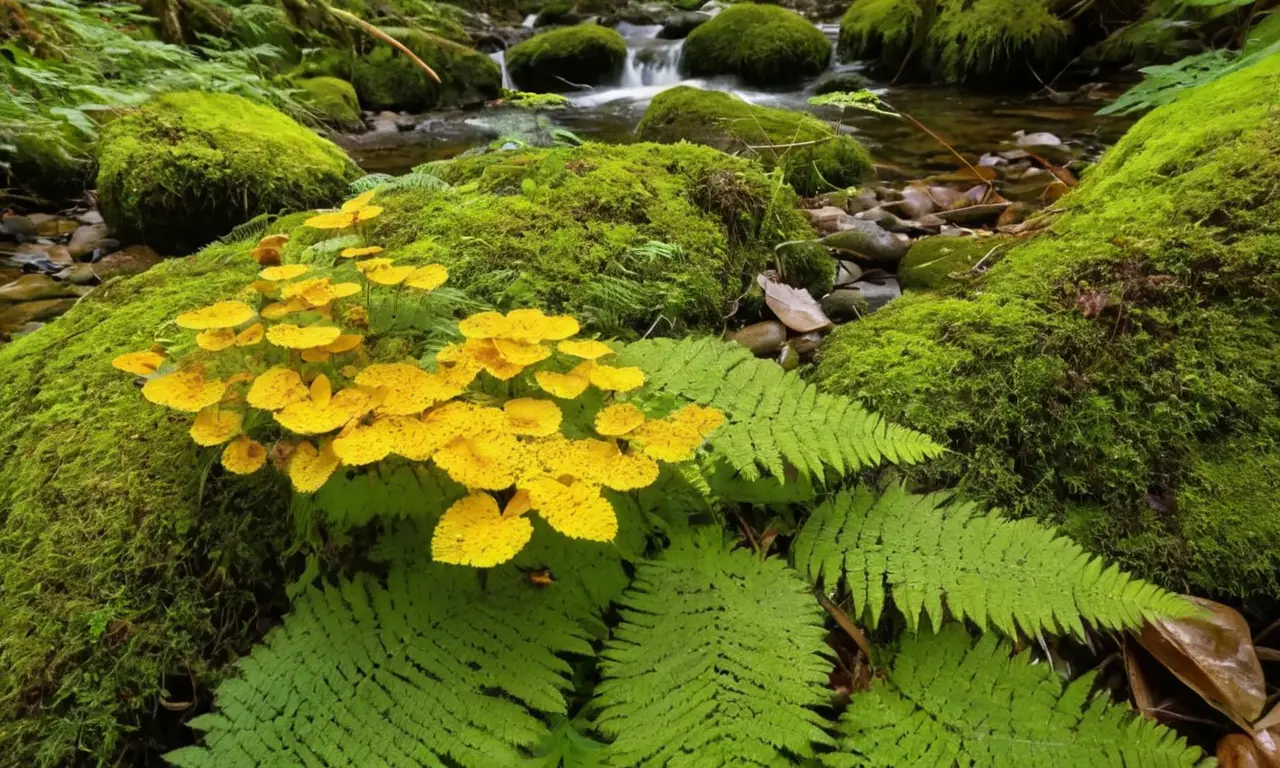 Bosque iluminado, vida y belleza en armonía