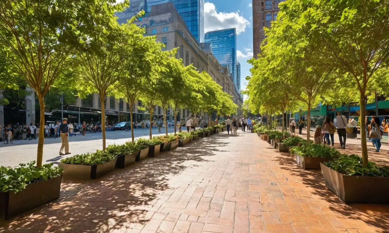 Ciudad vibrante fusiona naturaleza y vida urbana