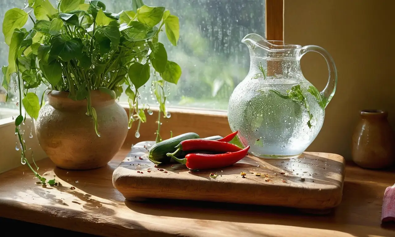 Cocina luminosa y fresca, llena de vida