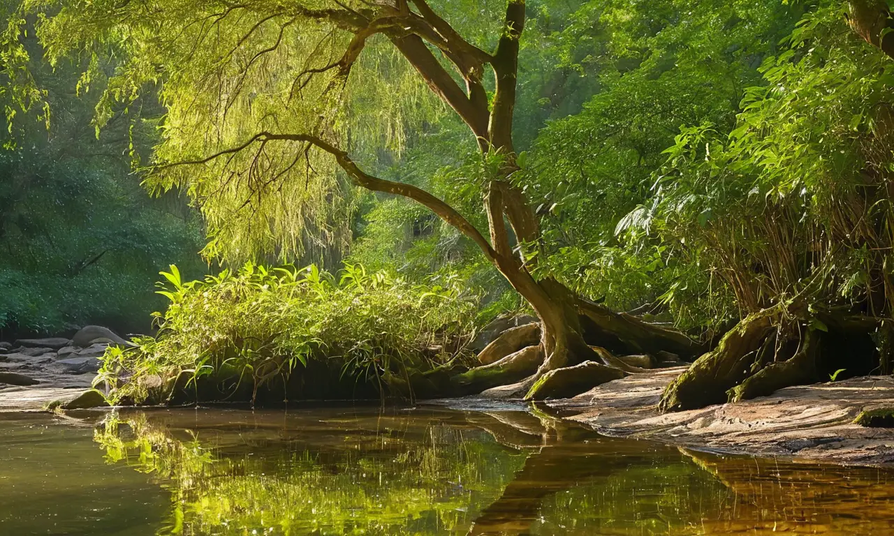 Agua clara y vida acuática vibrante