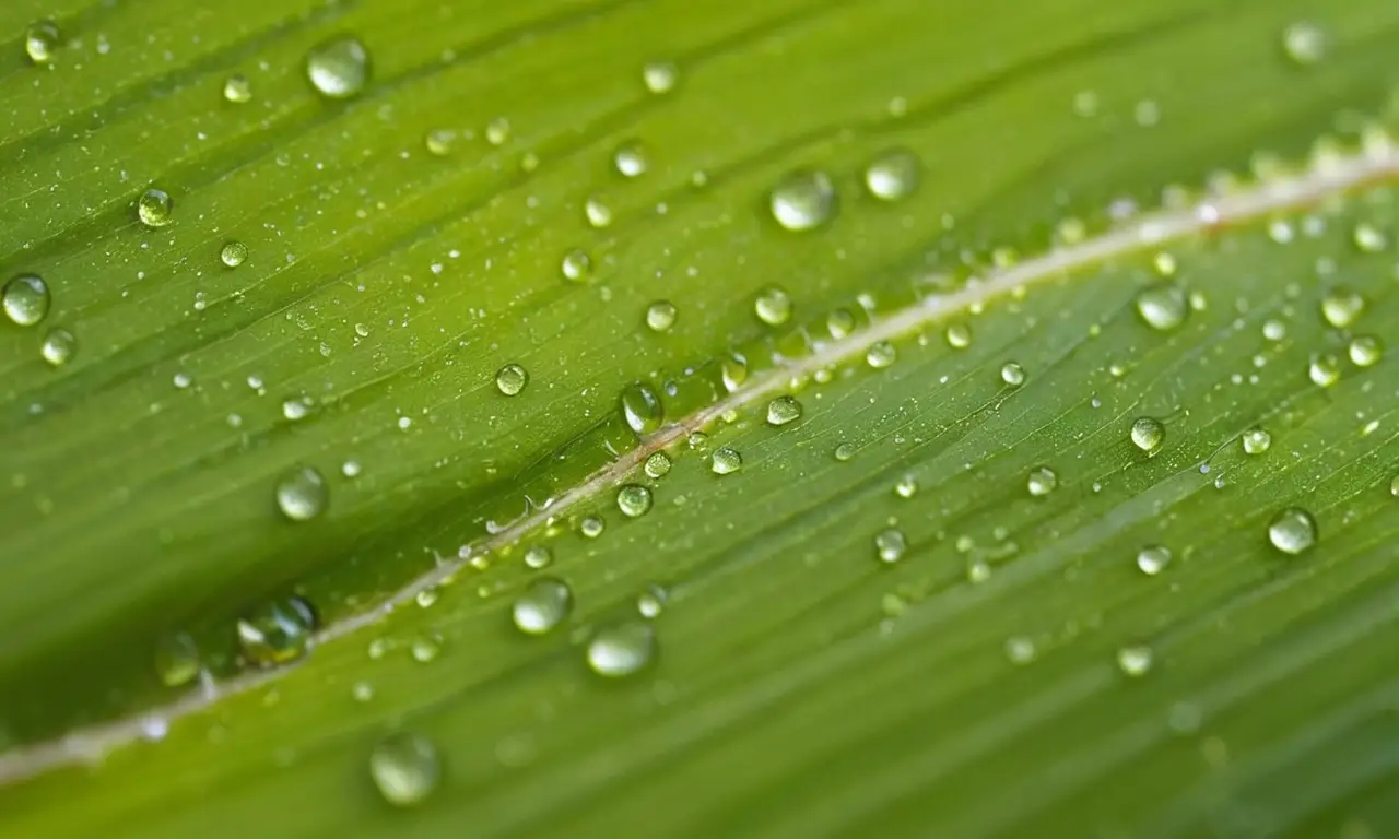 Hoja de aloe vera con imperfecciones y agua