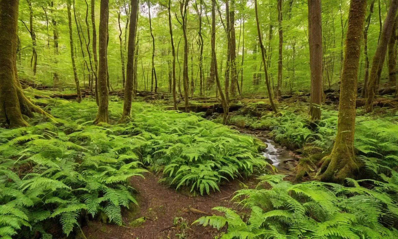 Bosque vibrante, agua cristalina y vida diversa