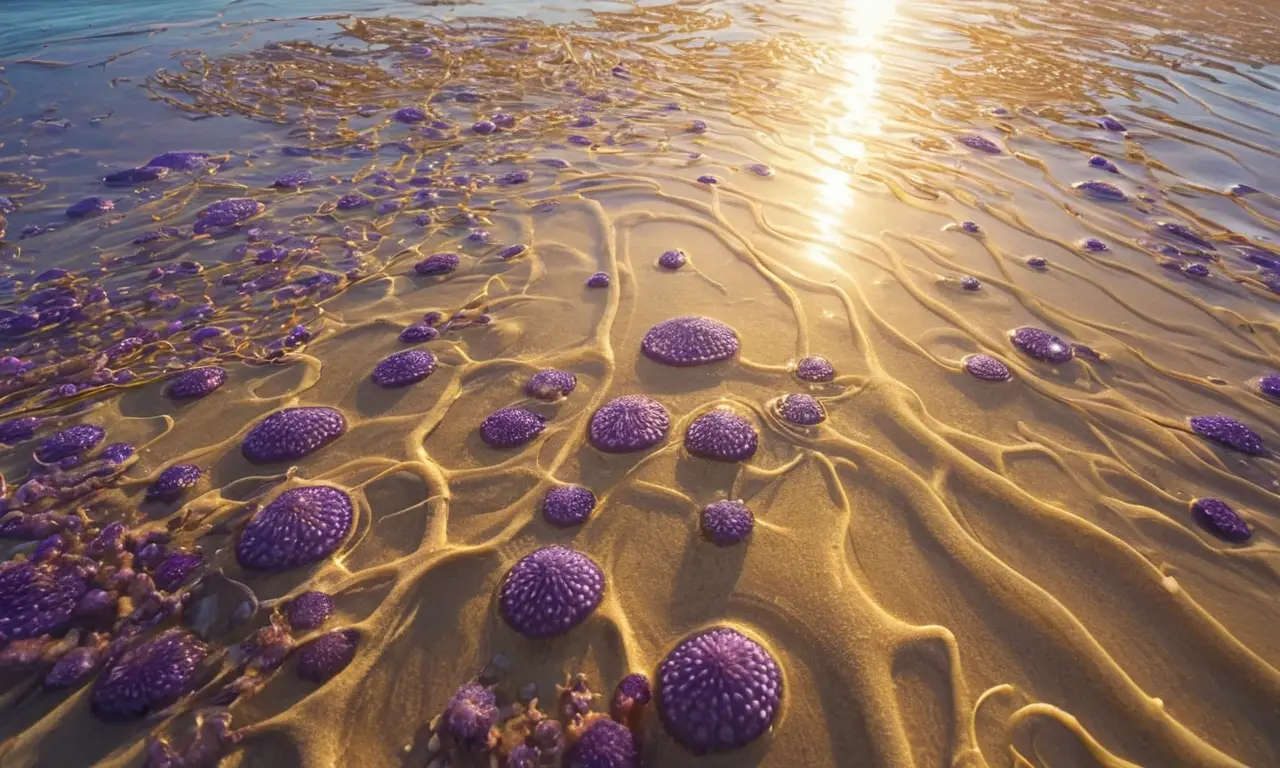Tentáculos vibrantes crean vida en el océano