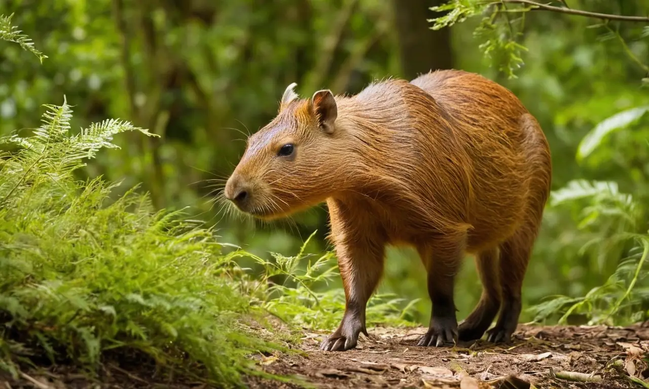 Selva vibrante con fauna diversa y colorida