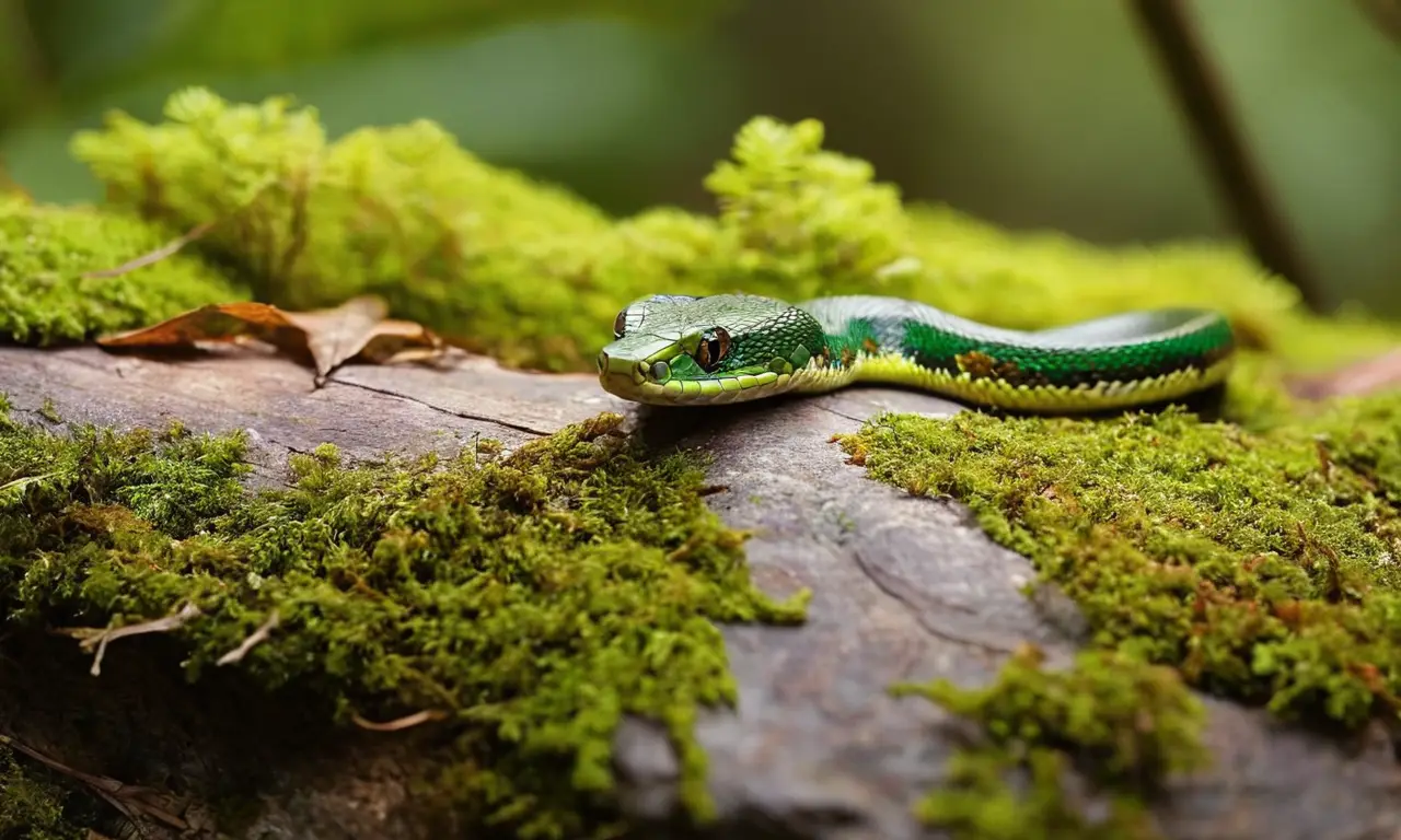 Un vibrante bosque con vida silvestre