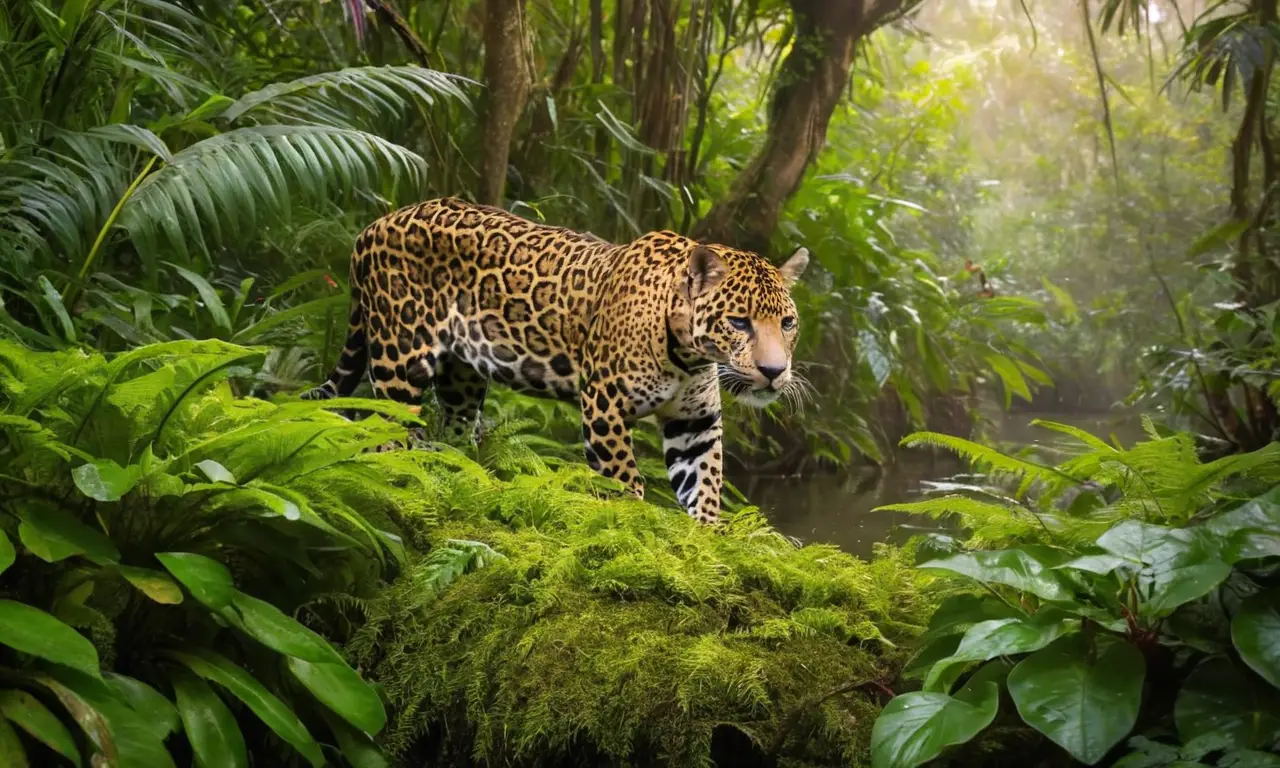 Selva amazónica vibrante y rica en vida