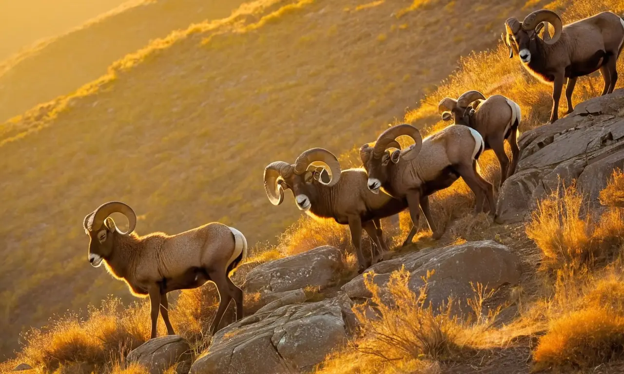 Animales majestuosos en una savanna dorada