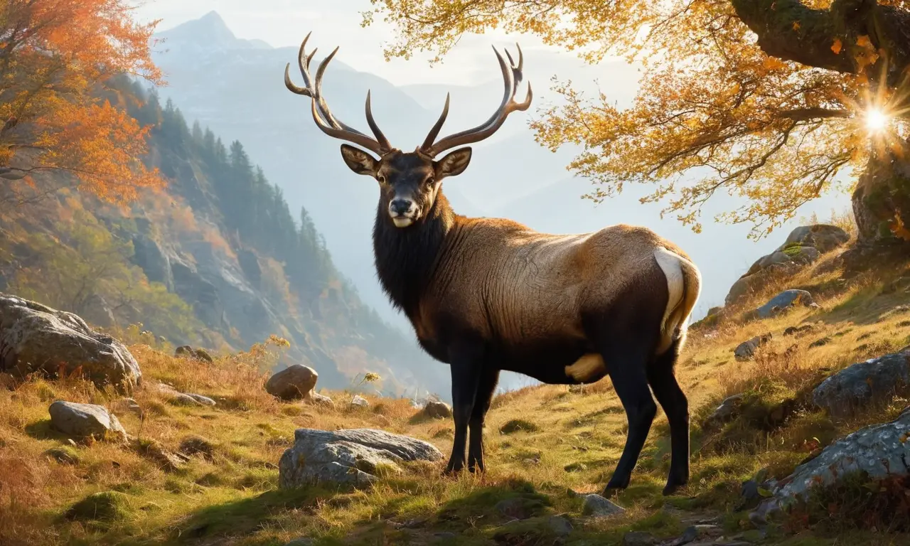 Escena vibrante de animales en su hábitat