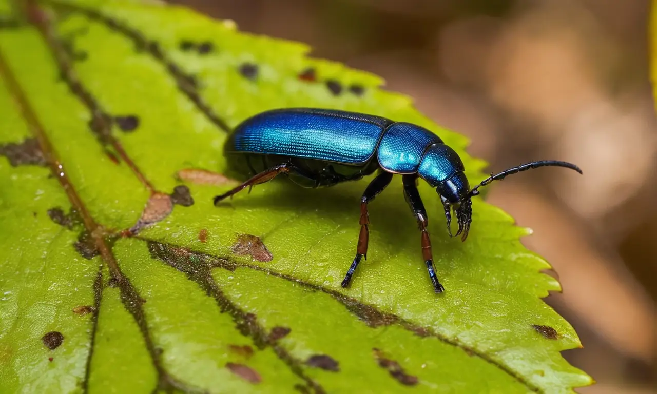 Un bosque vibrante lleno de vida y colores