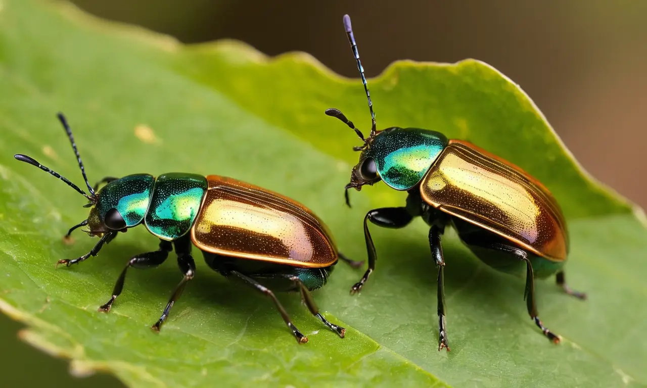Espectacular diversidad de escarabajos brillantes