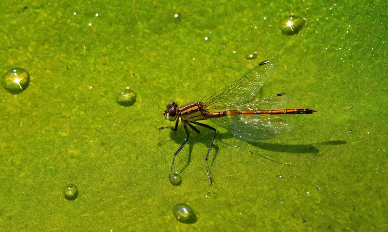 Vida acuática vibrante y detallada bajo el agua