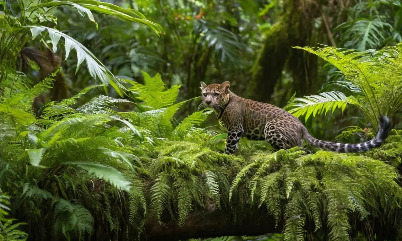 Selva tropical vibrante y rica en biodiversidad