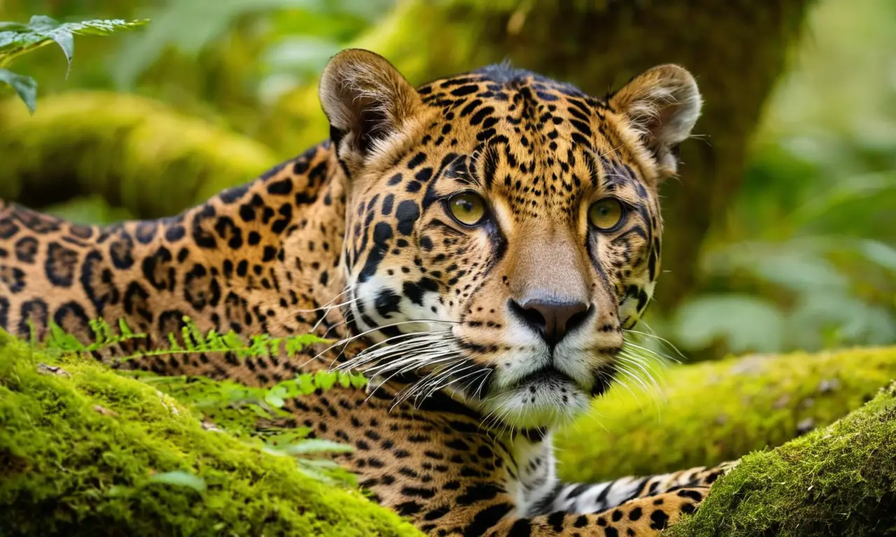 Jaguar majestuoso en su hábitat natural