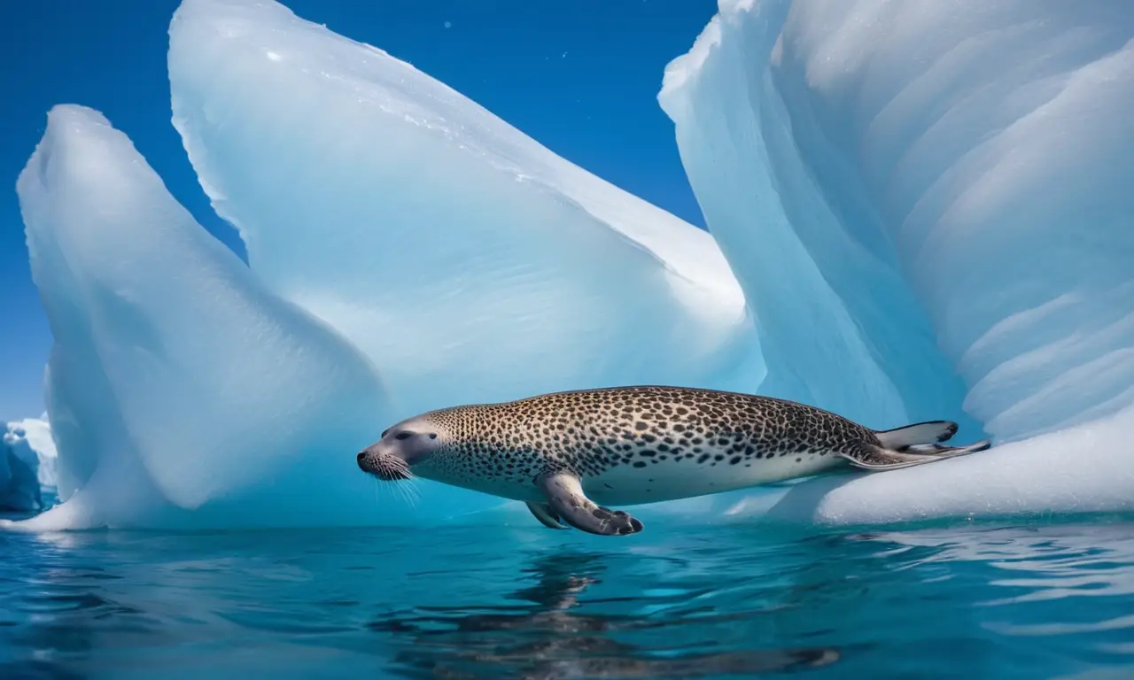 Ecosistema marino vibrante y frágil bajo el hielo