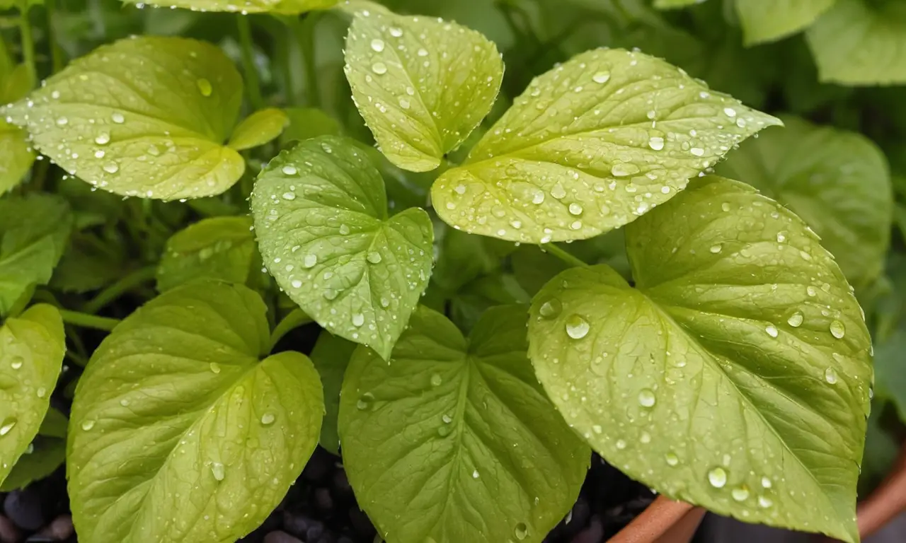 Planta de anís vibrante en un jardín