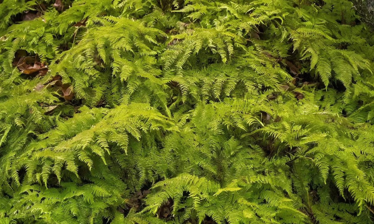 Bosque vibrante y sereno lleno de vida