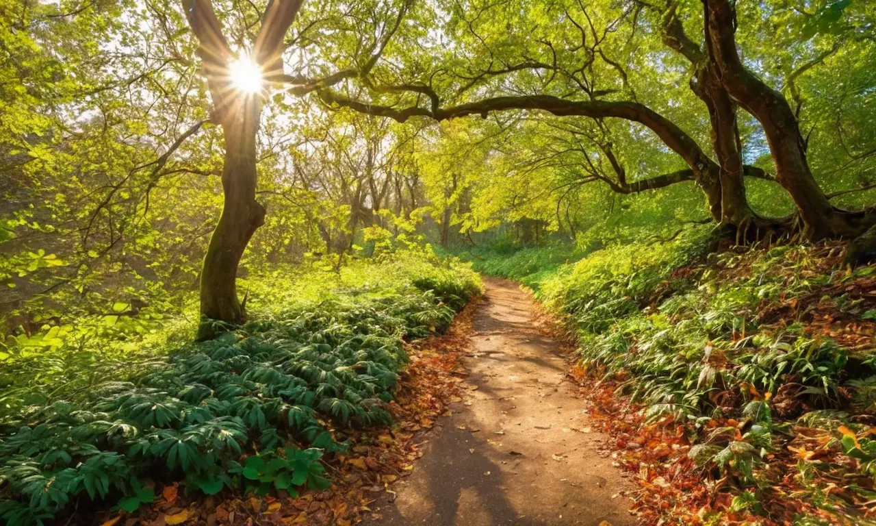 Naturaleza vibrante y armónica llena de vida