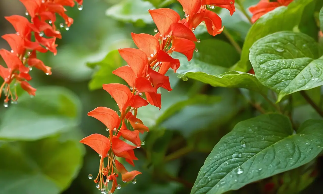 Plantas vibrantes y floridas en un entorno natural