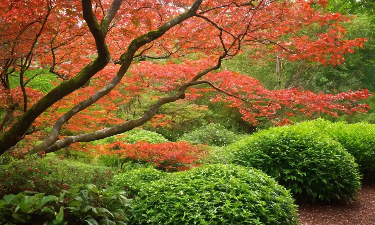 Escena serena de naturaleza con luz suave