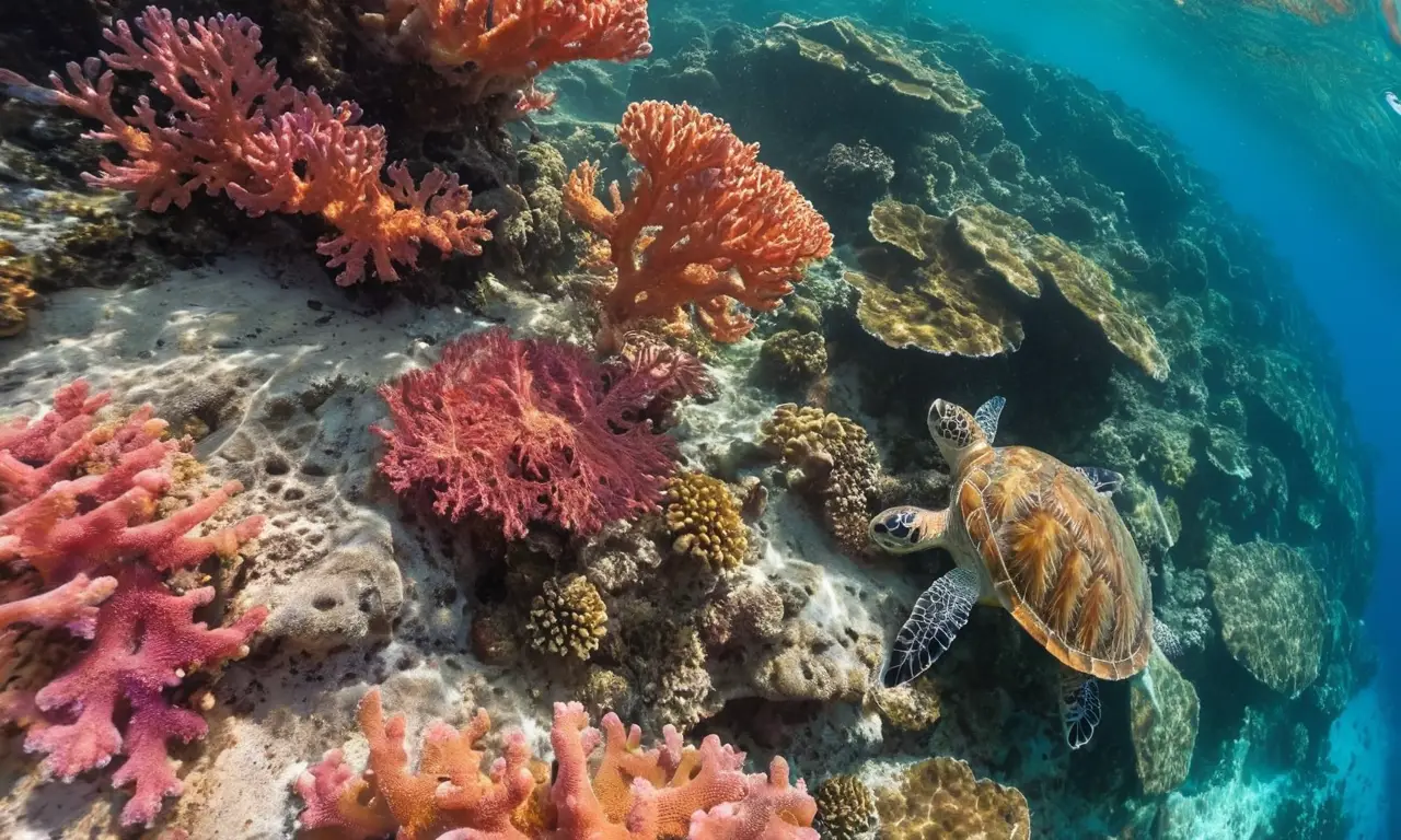 Ecosistema marino vibrante y lleno de vida
