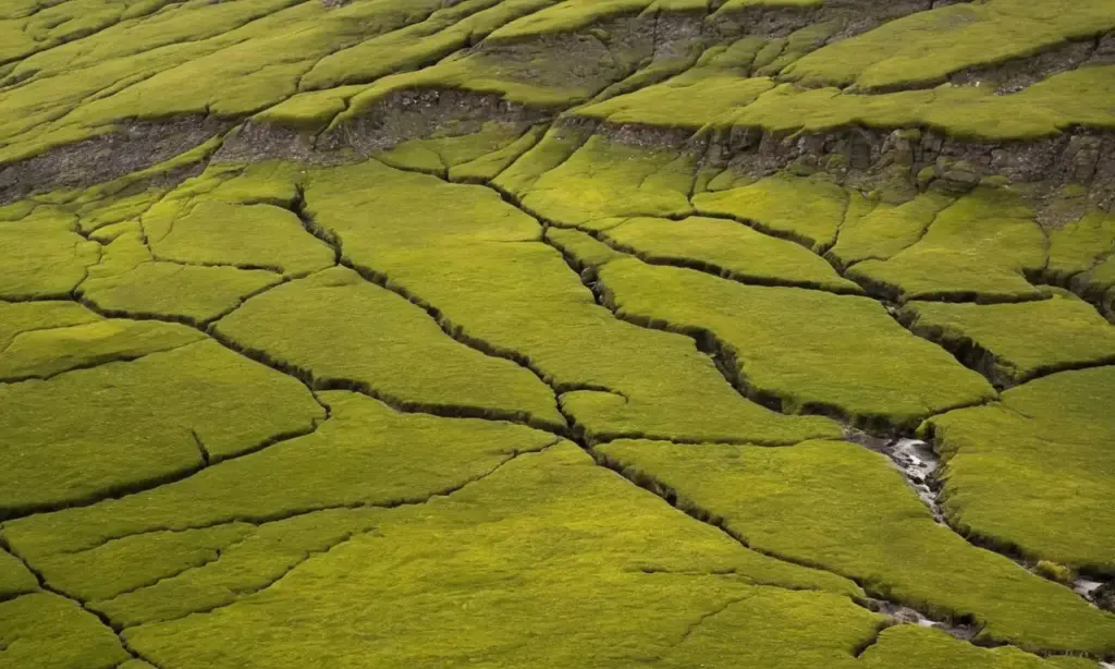 Vista subterránea con texturas y matices
