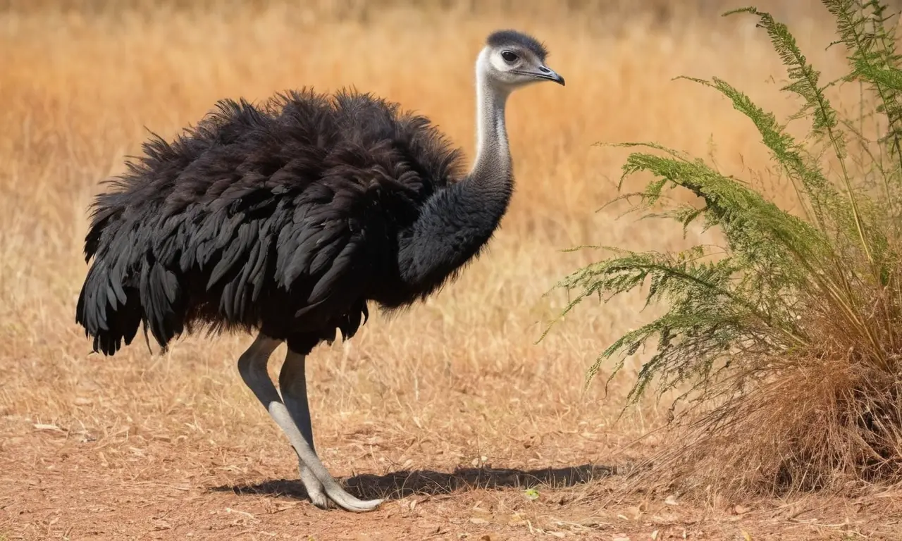 Aves grandiosas en un paisaje de sabana