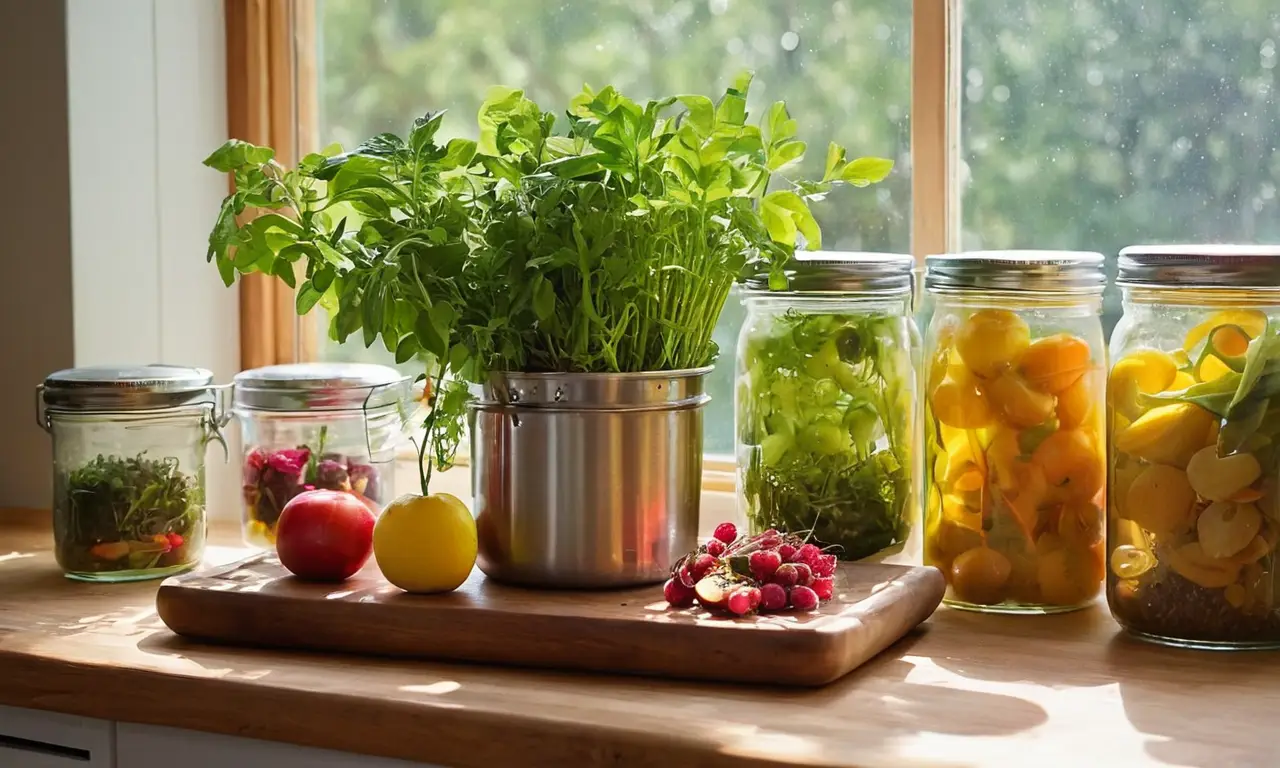 Cocina acogedora, sostenible y llena de vida