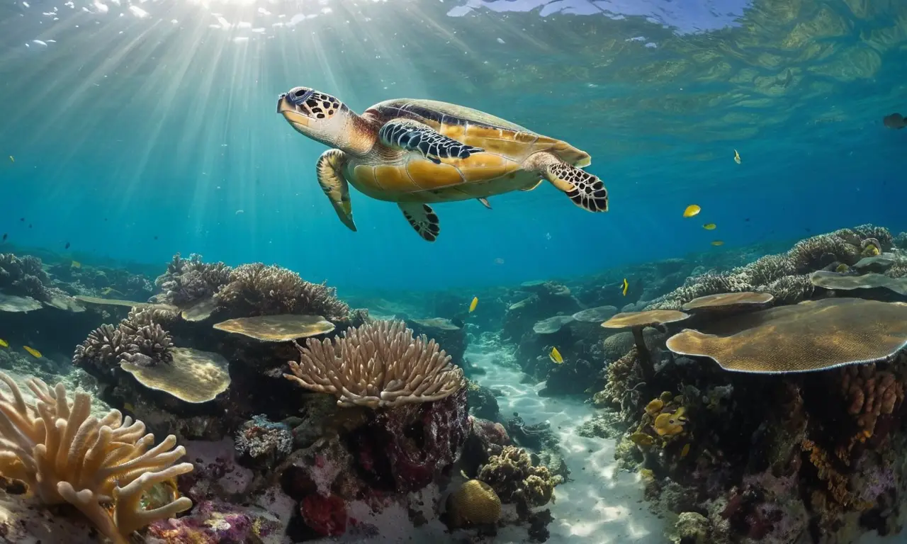 Arrecife coralino vibrante lleno de vida