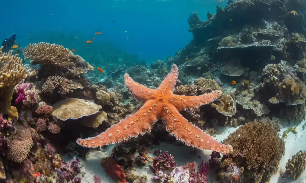 Un vibrante arrecife coralino lleno de vida