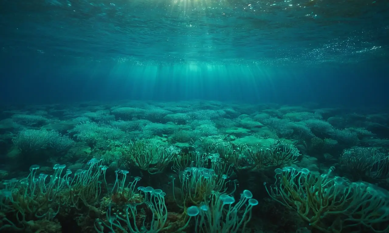 La bioluminiscencia transforma el océano en magia