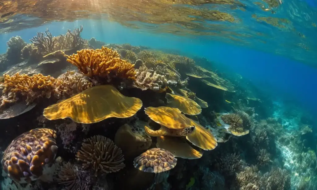 Ecosistema marino vibrante y armonioso
