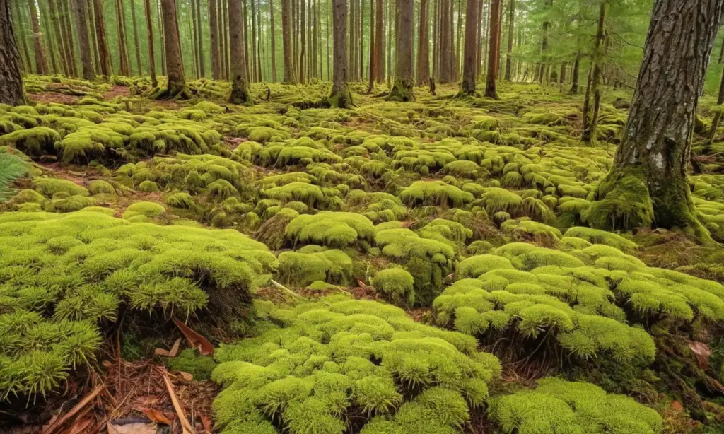 Bosque sereno con árboles y vida silvestre
