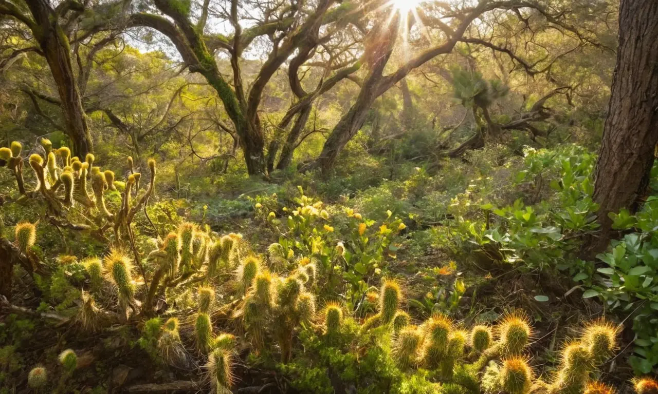 Vibrante naturaleza llena de vida y colores