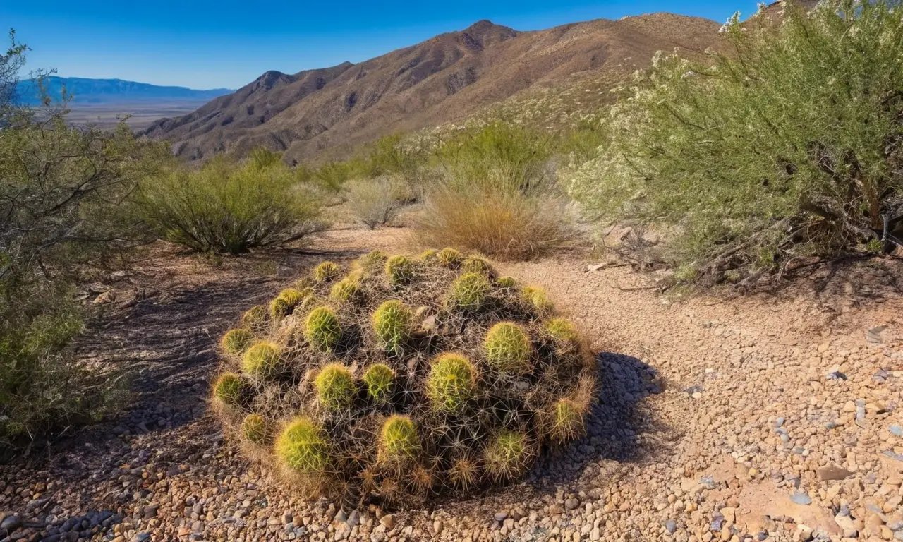 Cactus vibrantes y naturaleza rica en contrastes