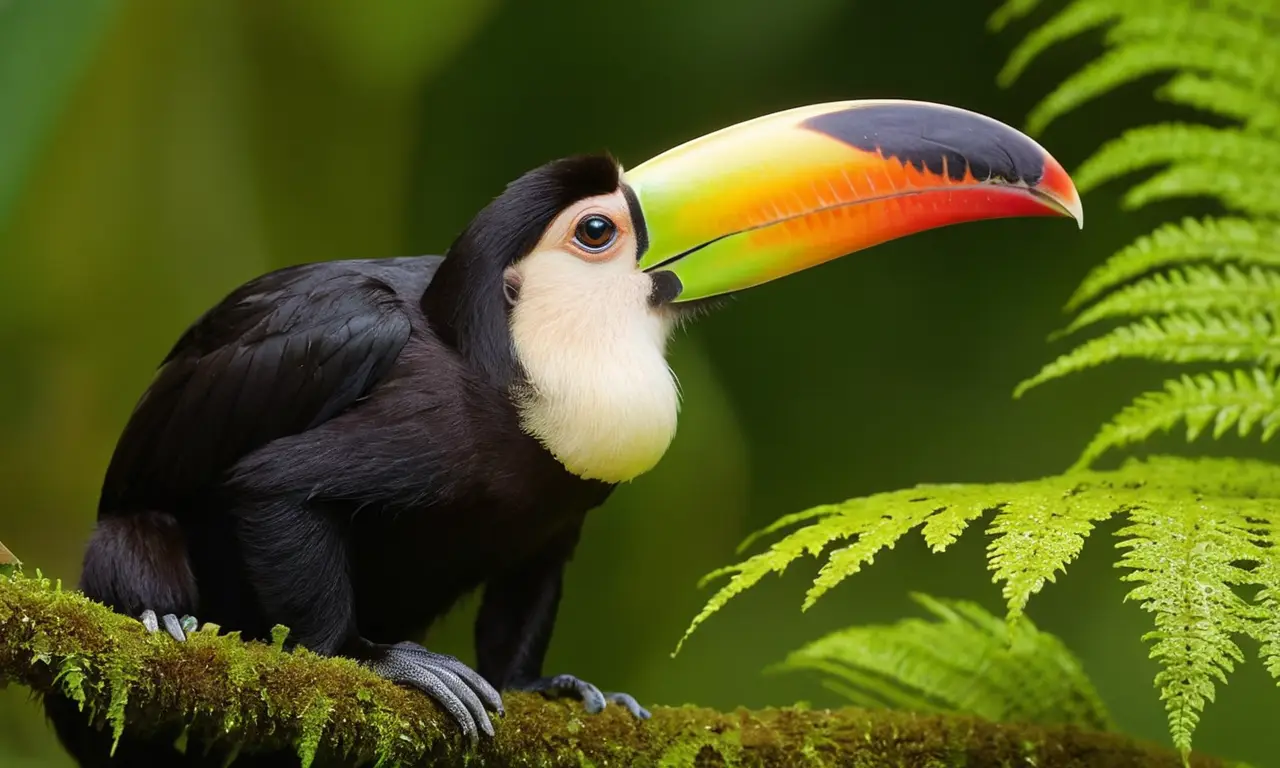 Ecosistema tropical vibrante y lleno de vida