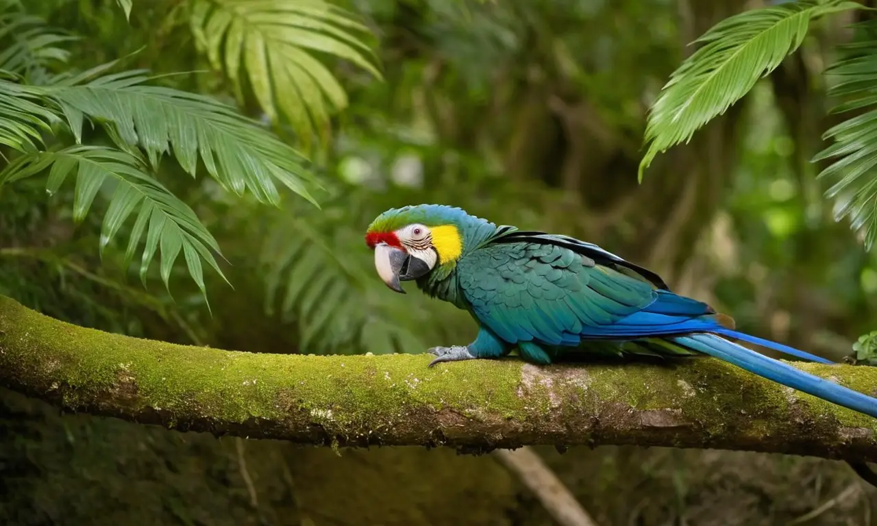 Selva tropical vibrante y biodiversa llena de vida