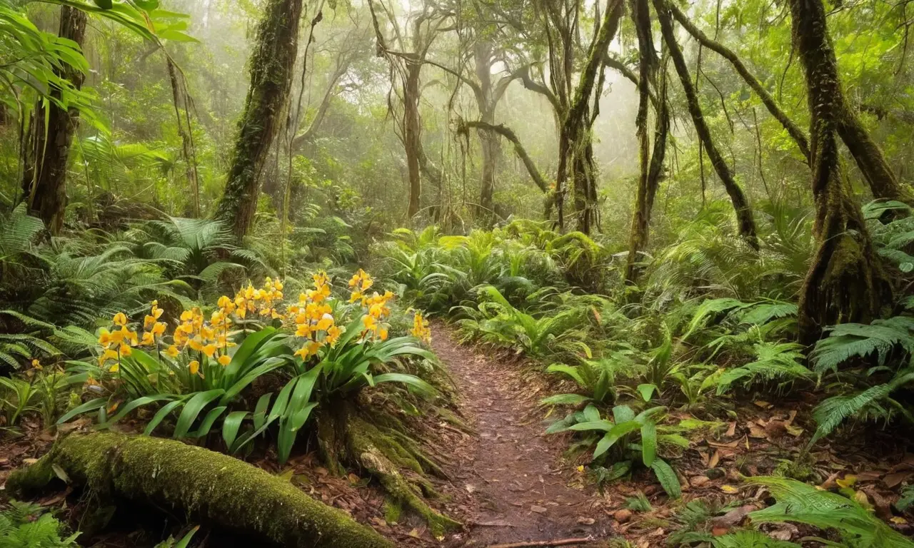 Selva vibrante, vida y naturaleza en contraste