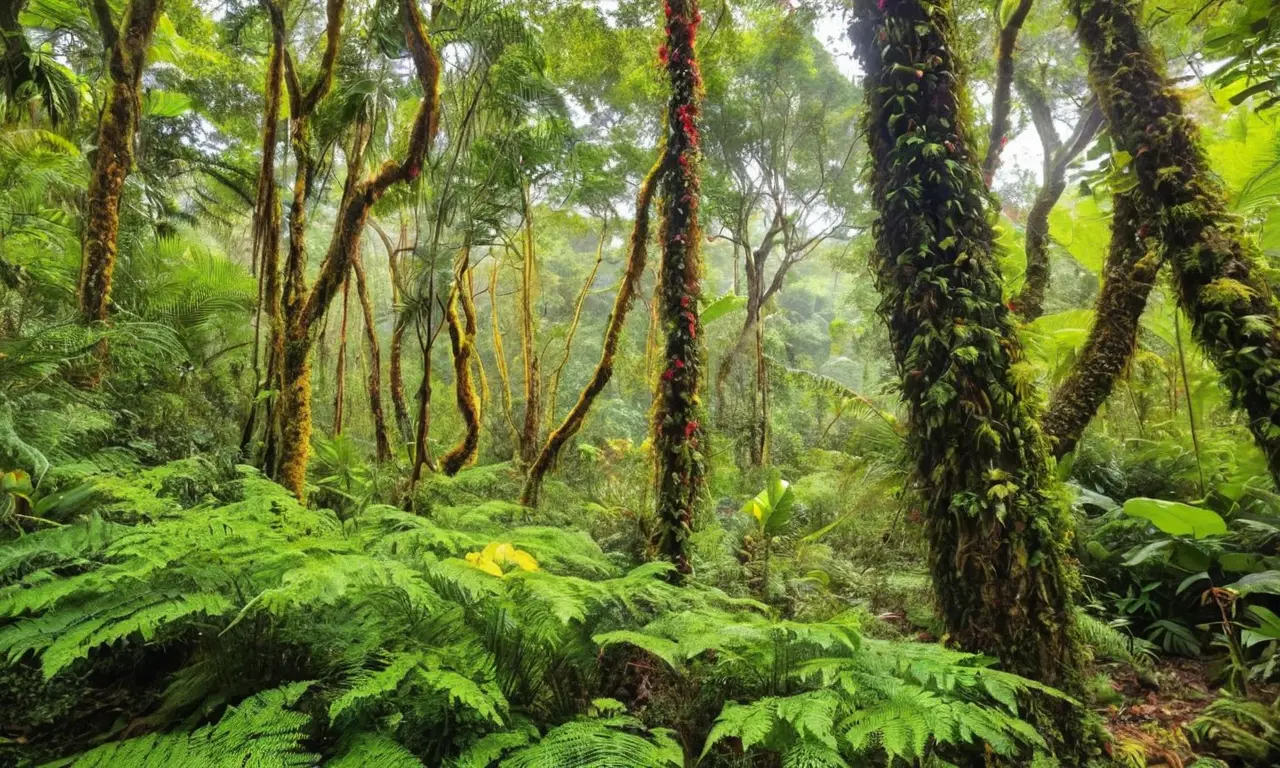 Selva amazónica vibrante y rica en vida