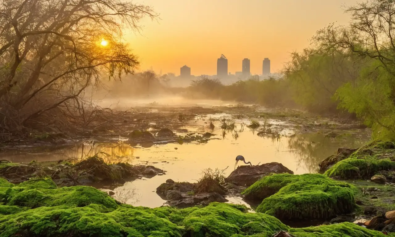 Río contaminado refleja un ecosistema desequilibrado